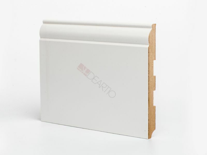 Плинтус МДФ Deartio Белый U 104-150 150х16х2050мм